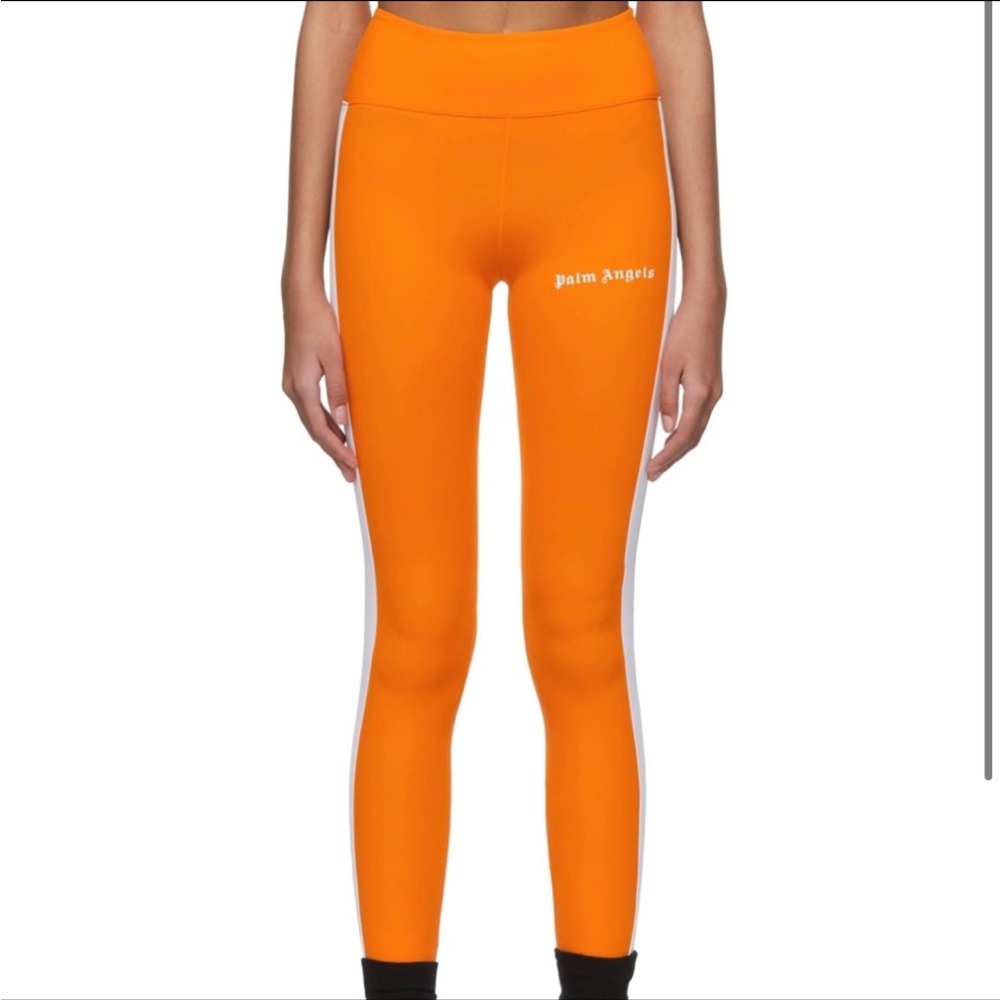Palm Angles Orange Leggings